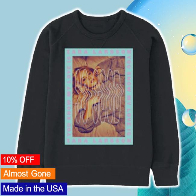 Trending On Repeat Artist Stores Merch Zara Larsson Black Borders Hoodie Sweatshirt On Repeat Artist Stores Shop