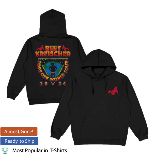 Trending Bert Bertbert Merch Store Tops Off World Tour 2024 Official Pullover Long Sleeve Tee Bertbertbert Shop