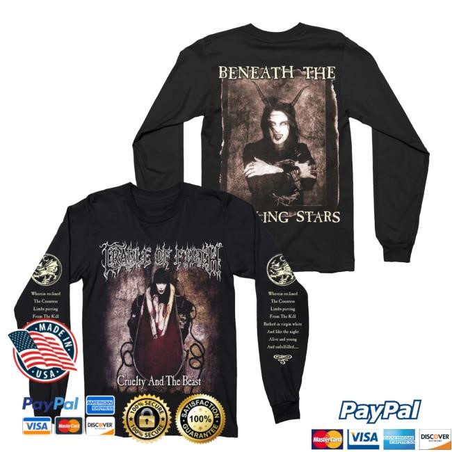 Official Night Shift Merch Cradle Of Filth Cruelty And The Beast Long Sleeve T-Shirt
