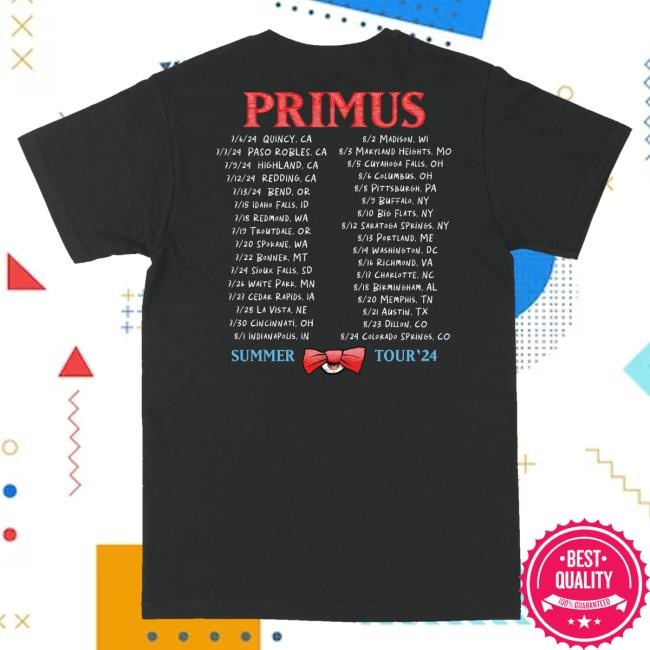 Original Club Bastardo Merch Shop Primus - Winged Monkey Summer 2024 Tour Long Sleeve Shirt