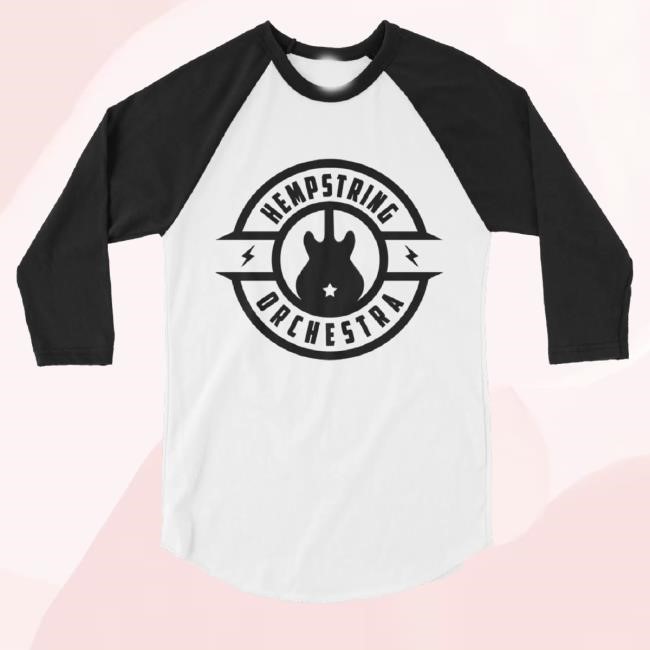 Hempstring Orchestra Merch 3/4 Sleeve Raglan Tee Shirt