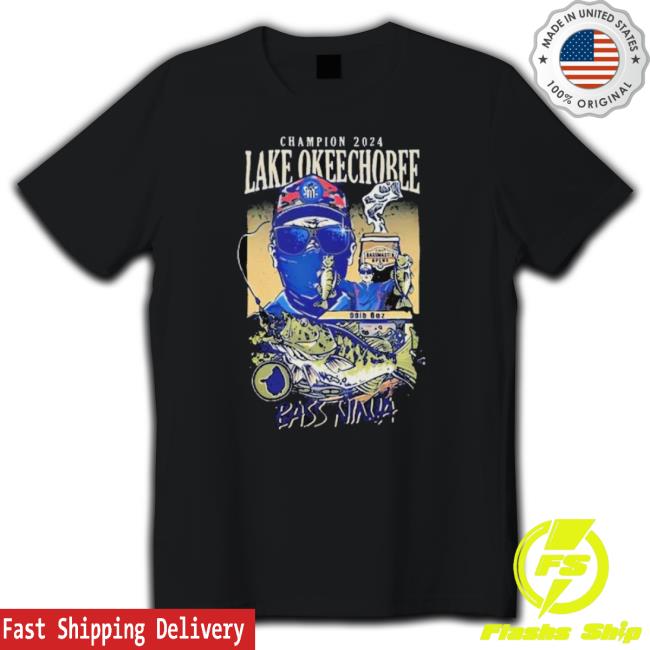 Original Lake Okeechobee Bass Ninja Champion 2024 Classic Shirt