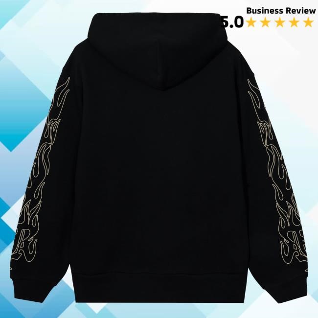 Revenge Official Merch Store Shop Skull Flame Sweater Black Cement