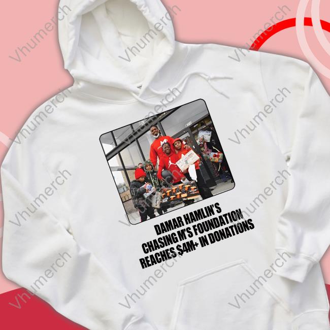 Robert Griffin Iii Damar Hamlin's Chasing M's Foundation Reaches $4M+ In Donations T Shirt Rgiii