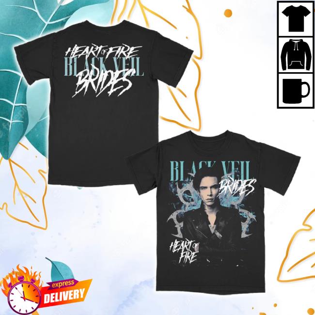 Original Black Veil Brides Merch Store Heart Of Fire Classic Shirt Blackveilbrides Shop