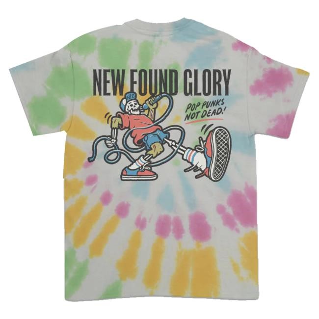 New Found Glory Official Store Ppnd Skeleton Classic Shirt (Yosemite Dye)