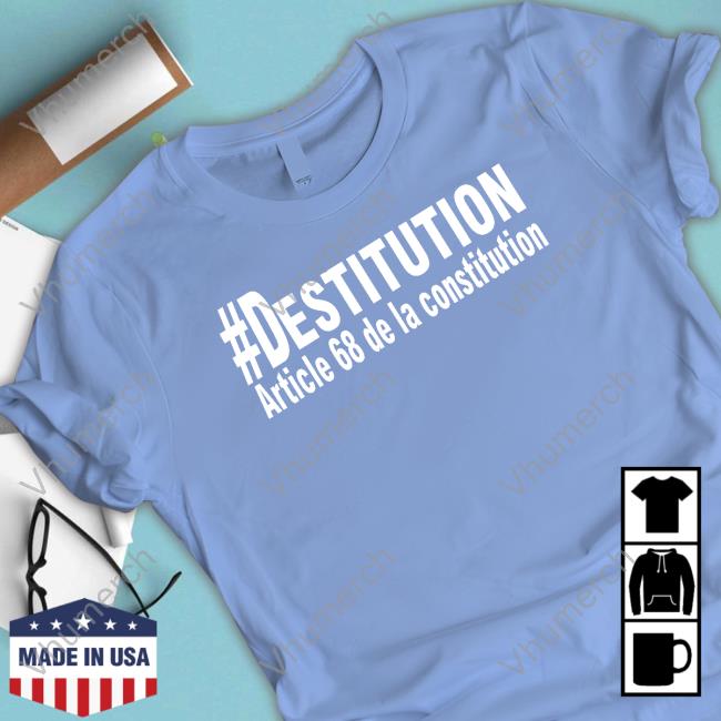 David_Vanh #Destitution Article 68 De La Constitution Hoodie