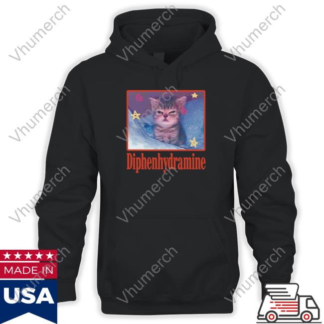 Diphenhydramine Cat Hoodie Sweatshirt
