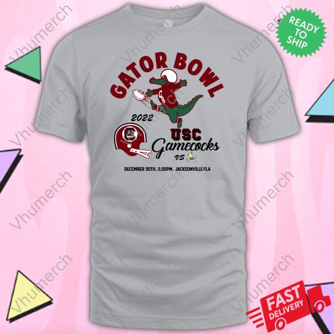 Bull Ward Gator Bowl 2022 Usc Gamecocks Vs December 30Th 3:30Pm Jacksonville Fla Tee Bullward