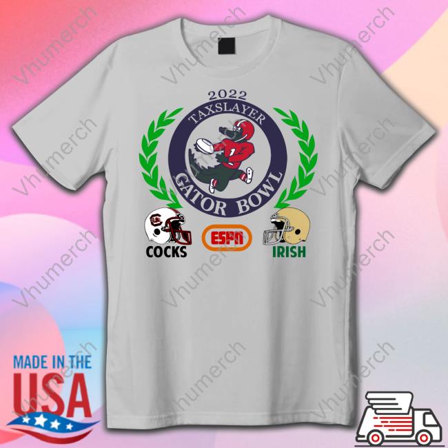 2022 Taxslayer Gator Bowl Cock Irish Espn Tee Taxslayer Gator Bowl Cock Irish Hoodie