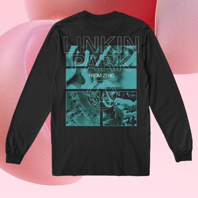 Linkin Park Merch From Zero Texture Black Long Sleeve T Shirt