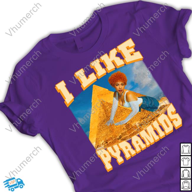 Funnyahhtees Store Ice Spice I Like Pyramids Hoodie
