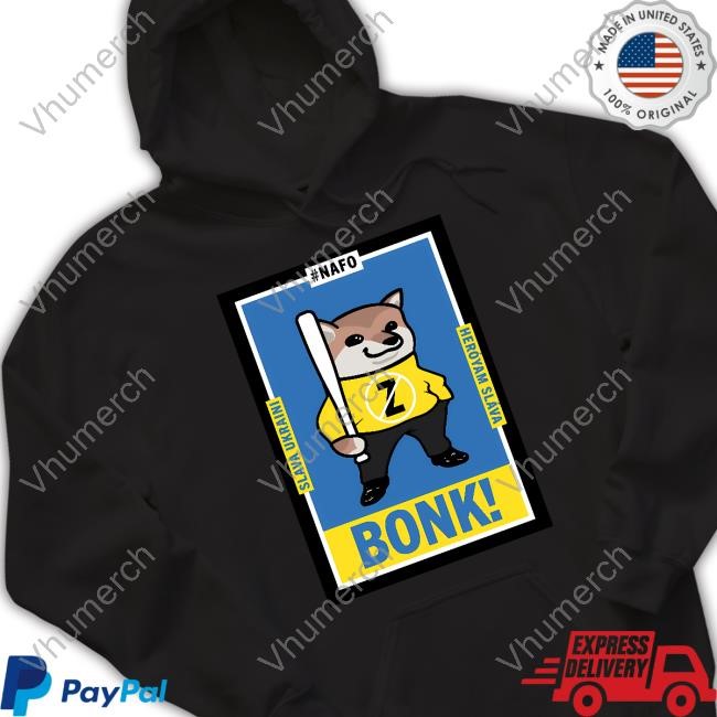 Preston Stewart Wearing Nafo Bonk Slava Ukraini Heroyam Slava Sweatshirt