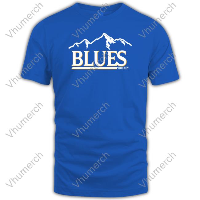 Vintage Blues Hockey Tee