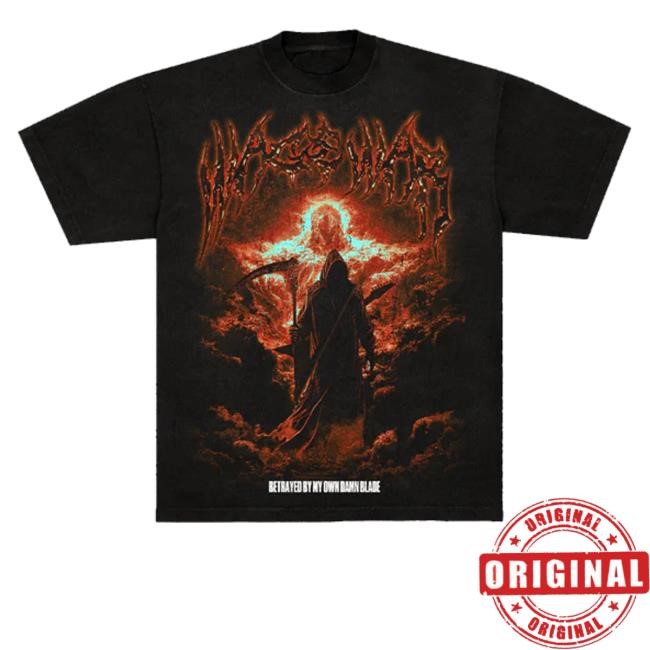 Wage War Band Merch Reaper Guitar Classic Shirt