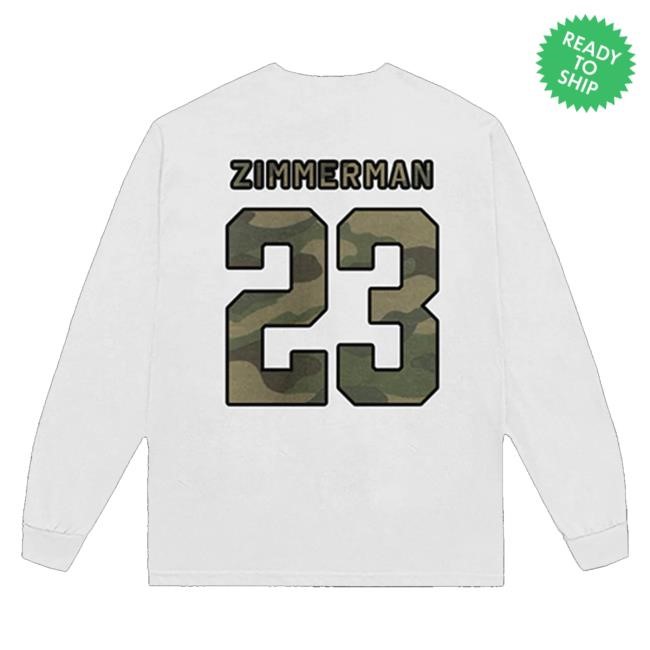 Trending Shop Bailey Zimmerman Merch Store Logo Long Sleeve Tee - White Funny Shirt