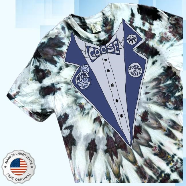 Goose The Band Merch Shop Store Tuxedo Tie Dye New Shirt