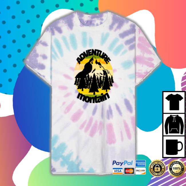 Adventure Awaits Unisex Tie Dye Tee Shirt
