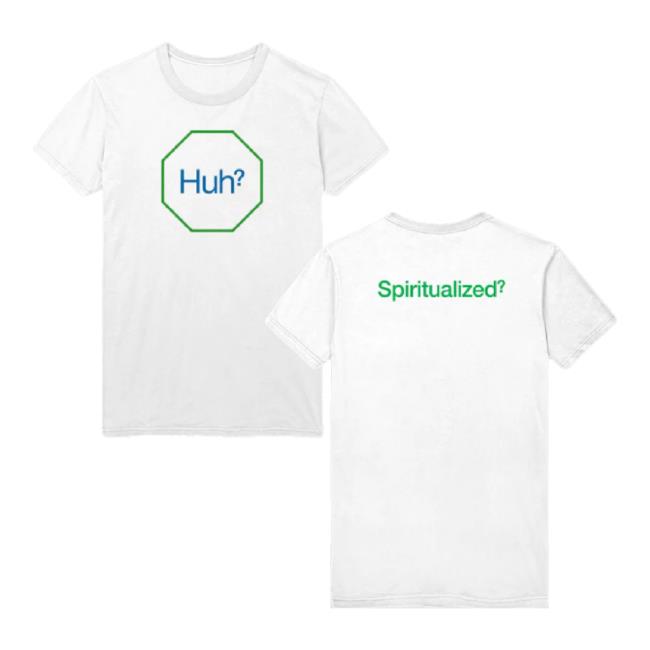 Original Spiritualized Merch Store Huh White Tee Shirt Spiritualized Shop