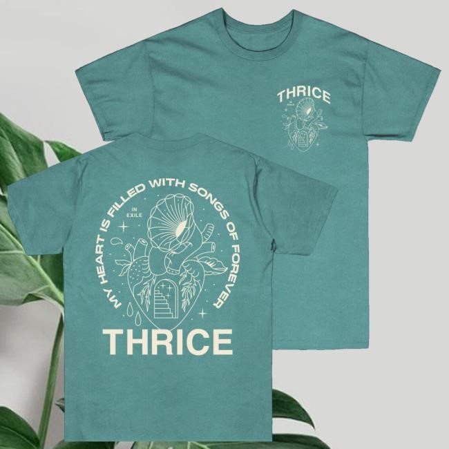 Original Thrice Merch Store Songs Of Forever Tee Shirt