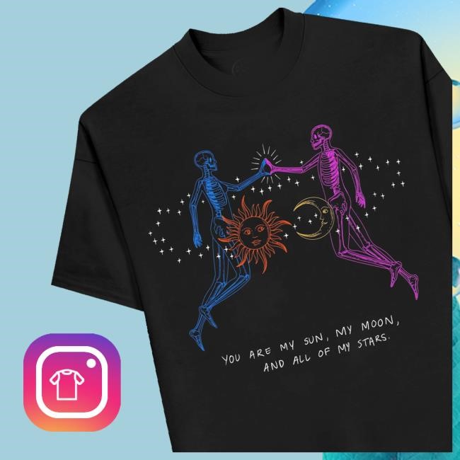 Official Sun Moon & Stars Long Sleeve T Shirt