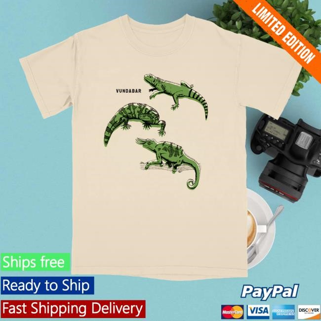 Vundabar Merch Lizard Hoodie Sweatshirt