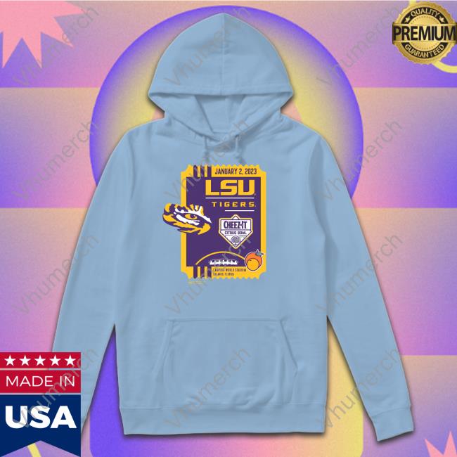 Fcs Merch January 2, 2023 Lsu Tigers Cheez-It Citrus Bowl Shirts