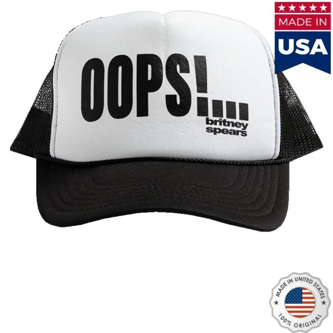 Official Britney Spears Merch Store Shop Oops Tour Anniversary Hat