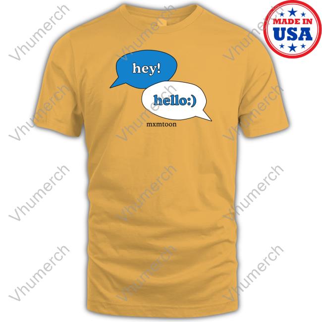 Official Hey Hello Mxmtoon T Shirt