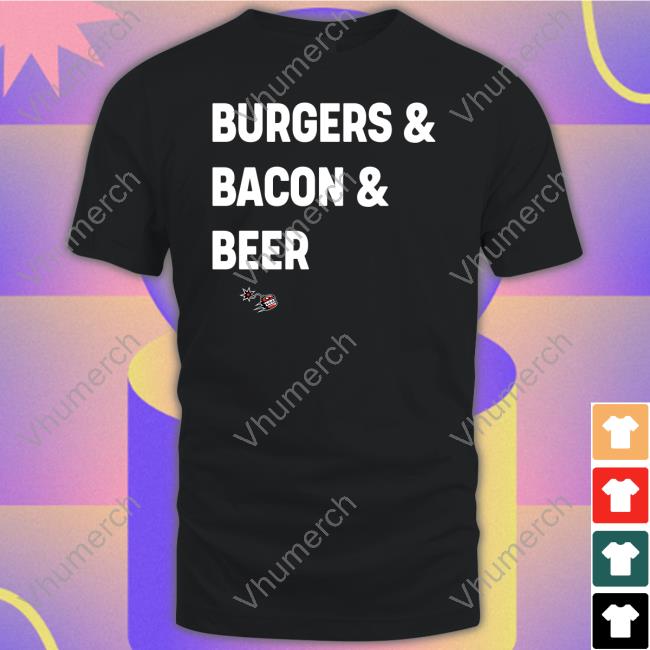 Killer Burger Burgers Bacon Beer Long Sleeve Tee Shirt