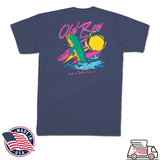 Old Row Outdoor Neon Mahi Shirts Palmetto Moon Merch Store
