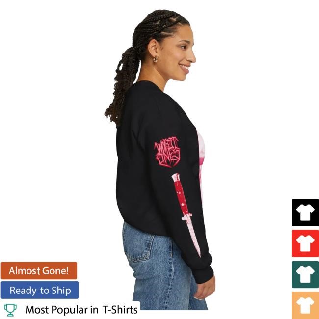 Official Worst Ones Merch Love Bomb Crewneck Sweatshirt