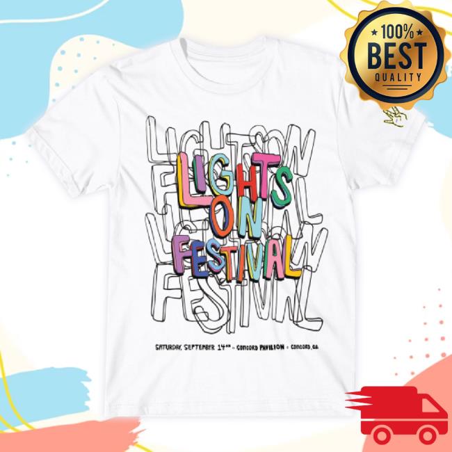 Official Her Shop H.E.R. Lights On Festival White Shirts 2019 Her Merch Store