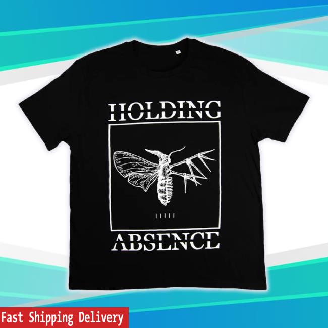 Official Holding Absence Merch Store Holding Absence Moth New Shirt- Black Holdingabsence Shop