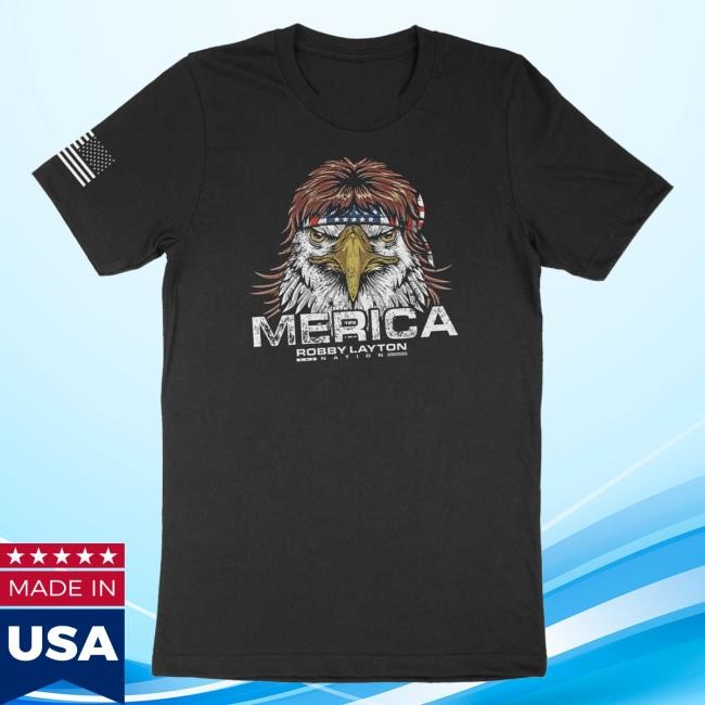 Trending Robby Layton Merch Store Rln Merica Eagle Hooded Sweatshirt