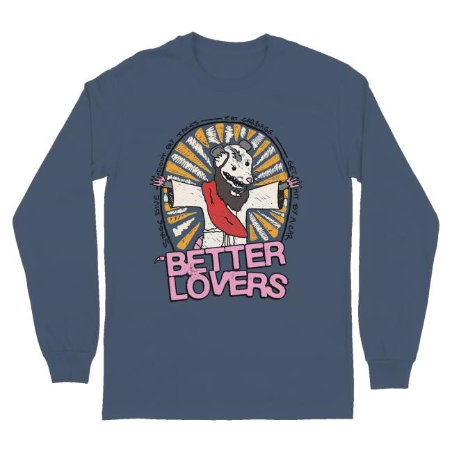 Betterloversband Store Better Lovers Possum Hooded Sweatshirt