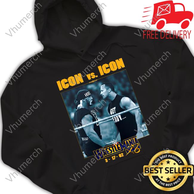 Design Icon Vs Icon The Rock Hulk Hogan Shirt