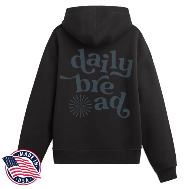 Official Daily Bread Official Merch Cloud Dept. Zip Up Long Sleeve Shirt