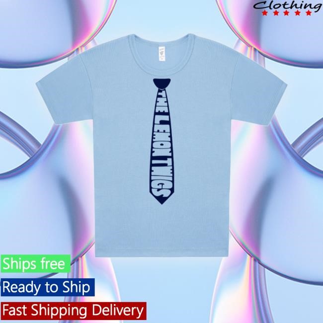 Lemontwigs Store Baby Blue Tie Funny Shirt