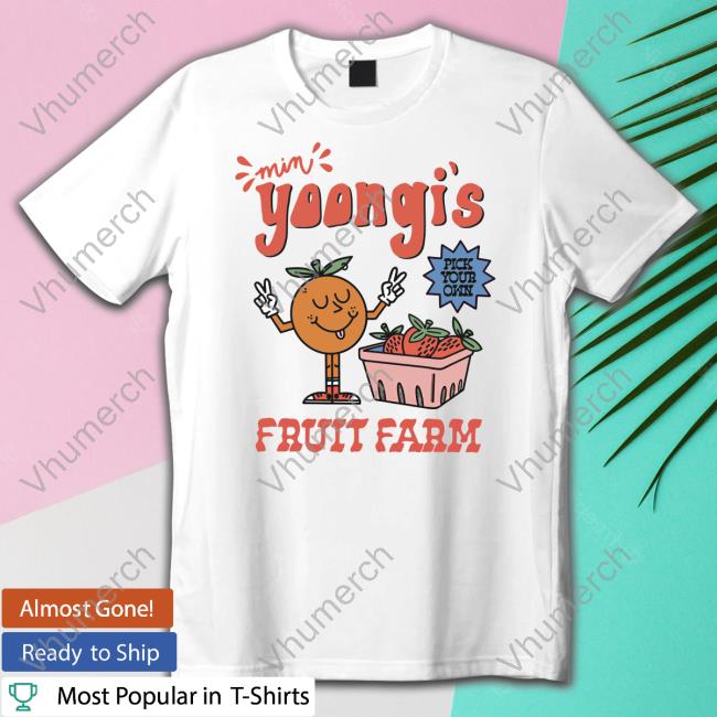 Bangtansocialclub Merch Min Yoongi's Fruit Farm Shirt