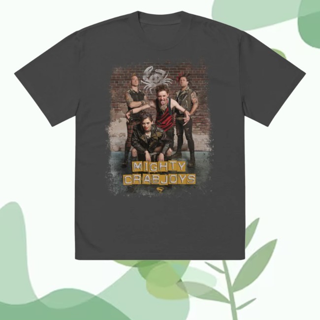 Superman (2025 Movie) Mighty Crabjoys Oversized Faded Long Sleeve Shirt