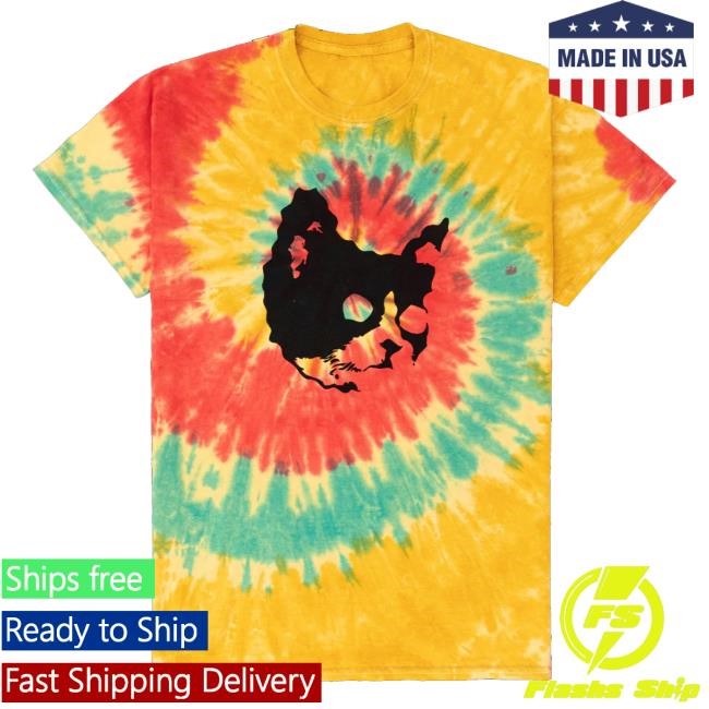 Odd Future Merch Cats Meow Tie Dye Hoodie Sweatshirt Yellow