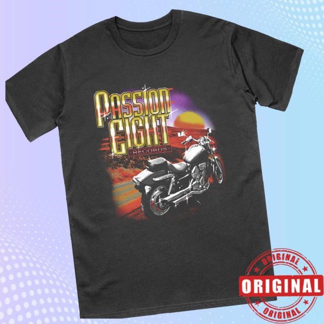 Official Down Right Merch Passion Eight Records - Shallow Truths - Motorcycle Shirts