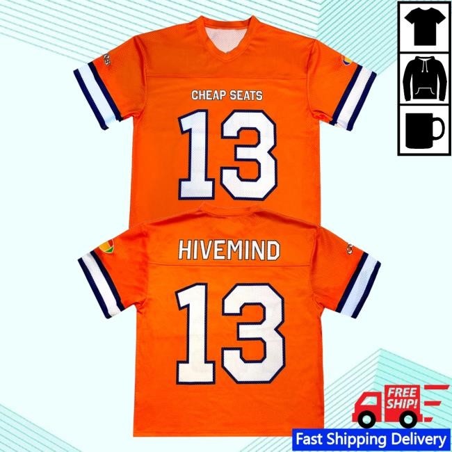 Hivemind Cheap Seats Orange Football Jersey Sweaters Copes Shop