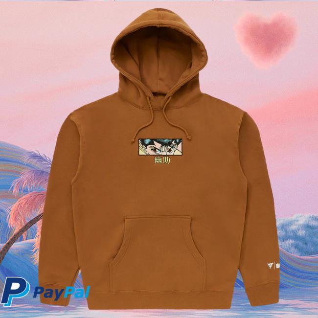 Official Hypland Clothing Merch Store Hypland Yyh Yusuke Eyes Crew (Brown)