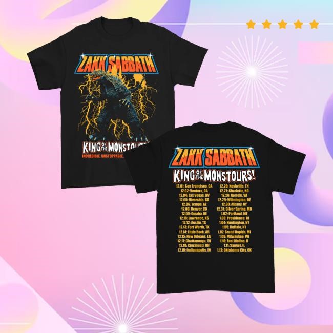 King Of Monstours Tour Shirt