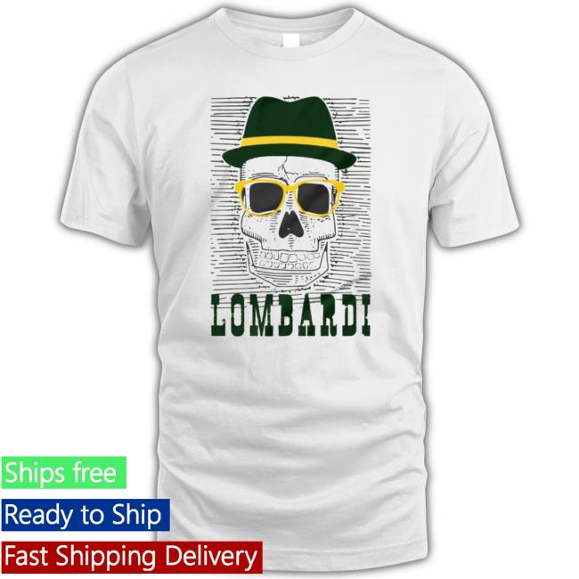 Green Bay Lombardi Skull Shirts