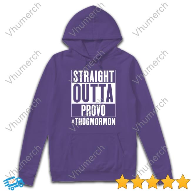 Official Straight Outta Provo Thugmormon Tee Shirt