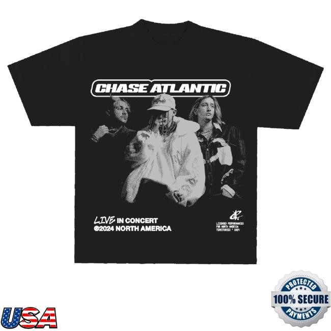 Official Chase Atlantic Merch Tour 24 Photo Hoodie