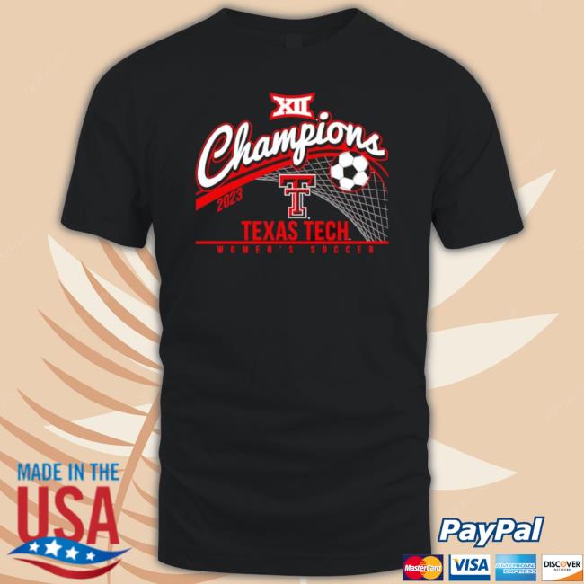 Trending Texas Tech Red 2023 Big 12 Women’S Soccer Regular Season Champions Long Sleeve Tee